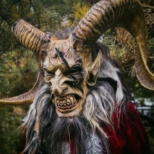 Eric Morley in his Krampus costume