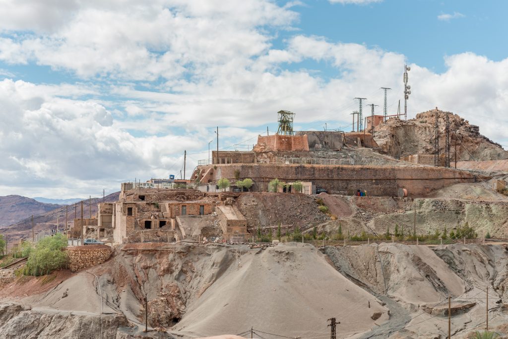 Cobalt mine at Bou-Azzer in the Anti Atlas mountains of Morocco.
